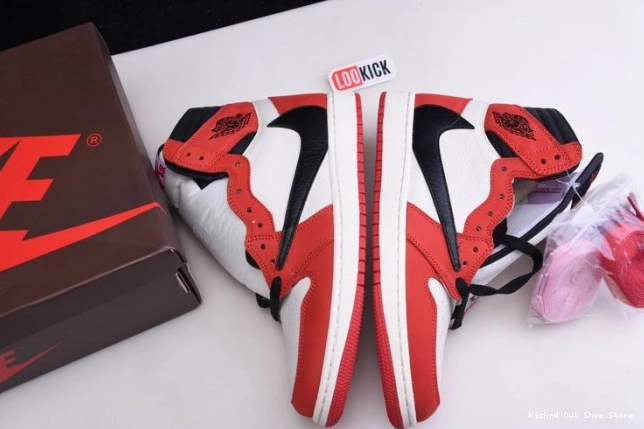 Kicked Out Shoe Store HIGH JORDAN TRAVIS CD4487 100(RED) X OG SCOTT 1 AIR RETRO - 0818